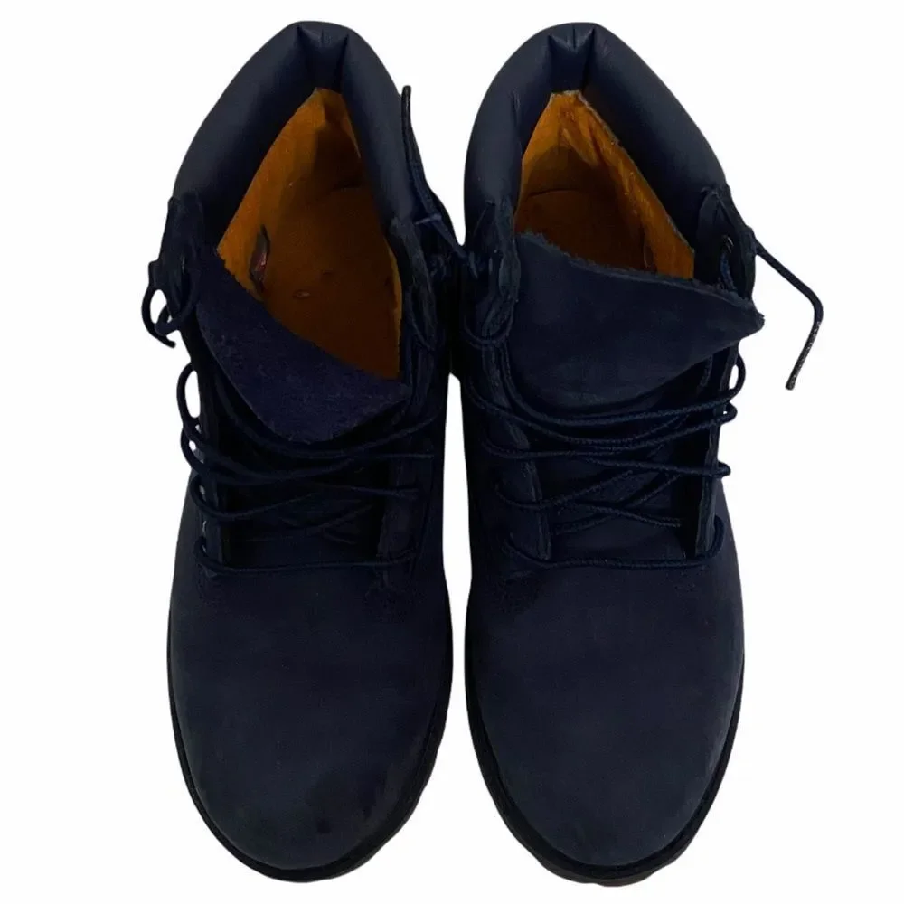 Timberland Boy’s Navy Blue Utility Boots